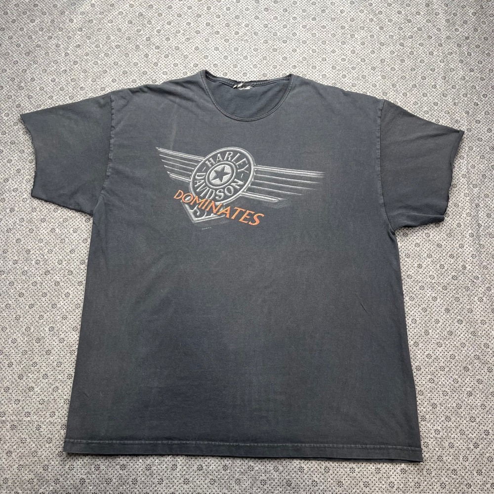 VTG 2006 Harley Davidson Dominates T-Shirt Eastside Bellevue Distressed Faded XL